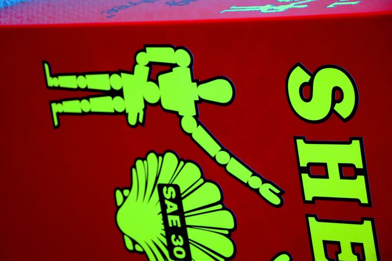 Restored Vintage Hi boy in Shell Stick Man  Livery 