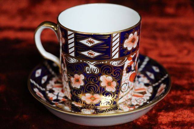 Royal Crown Derby C 192530 Coffee Can and Saucer 