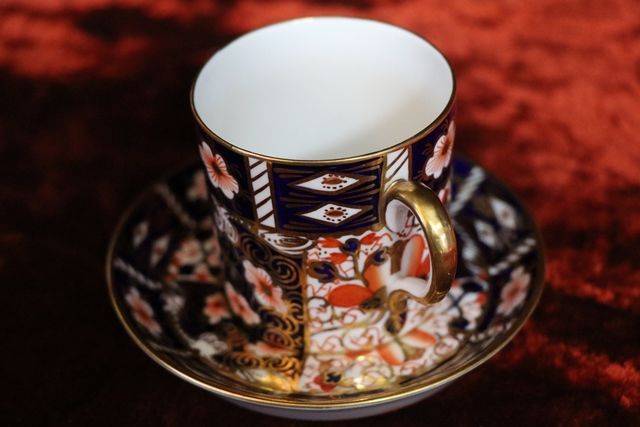 Royal Crown Derby C 192530 Coffee Can and Saucer 