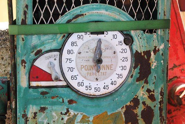 Satam Wallmount Manual Petrol Pump For Restoration