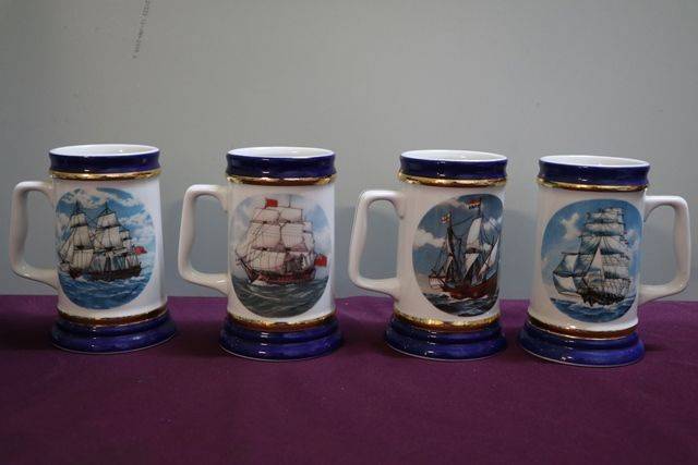 Set Of 12 Danbury Mint The Sailing Ships By Robert Devereux  