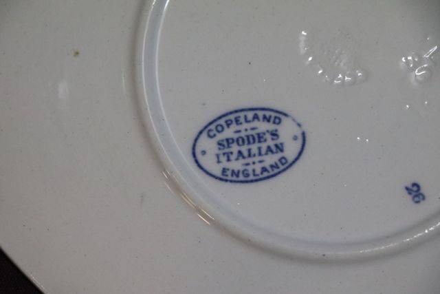 Set Of 7 Piece Copeland Spodeand39s Italian Pattern B+W Sandwick