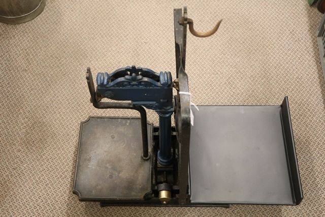 Small Victorian Cast Iron Platform Scales  