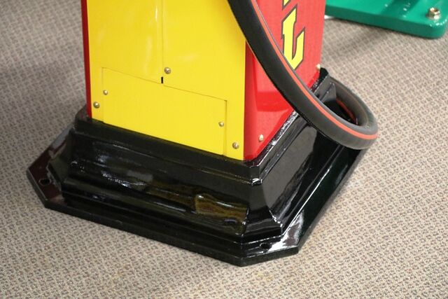 Stunning + Rare Vintage EUDO Manual Petrol Pump 