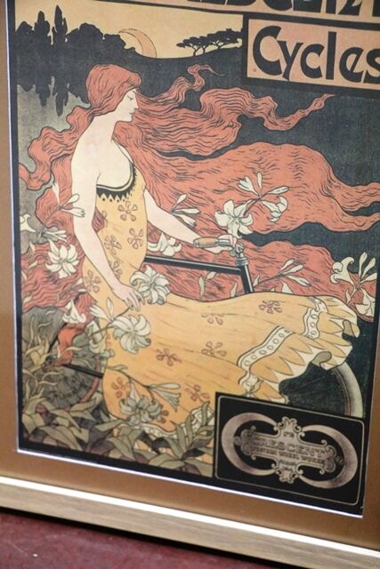 Stunning Original Vintage American Crescent Cycles Print 