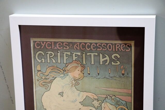 Stunning Original Vintage Griffiths Cycles and Accessoires Print 