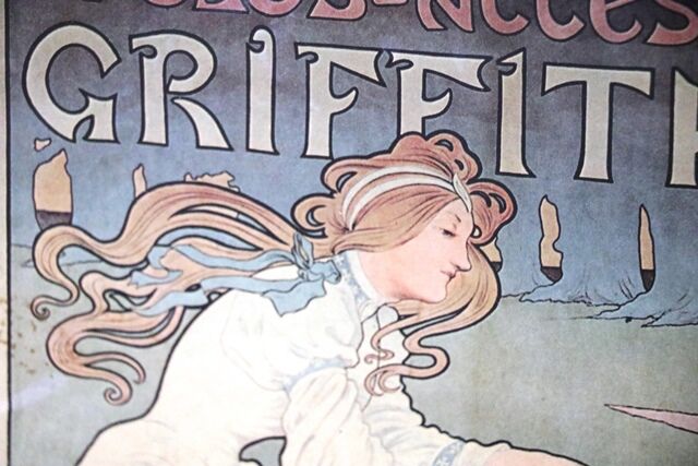 Stunning Original Vintage Griffiths Cycles and Accessoires Print 