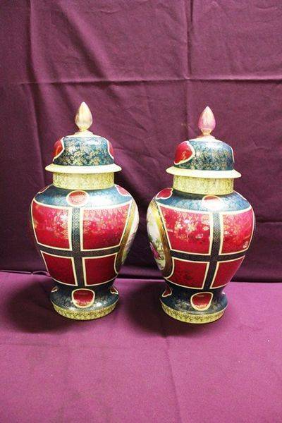 Stunning Pair Of Late 19th Century Royal Vienna Covered Vases