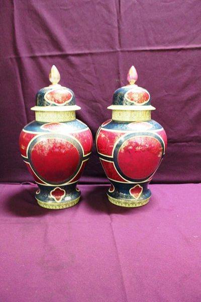Stunning Pair Of Late 19th Century Royal Vienna Covered Vases