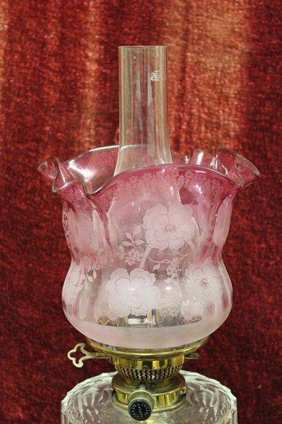 Stunning Victorian All Original Oil Lamp C1880 1890