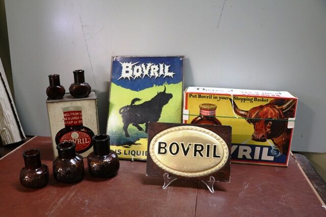 Stunning Vintage 9 Piece BOVRIL Shop Display 