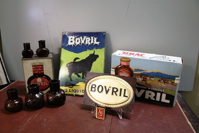 Stunning Vintage 9 Piece BOVRIL Shop Display 