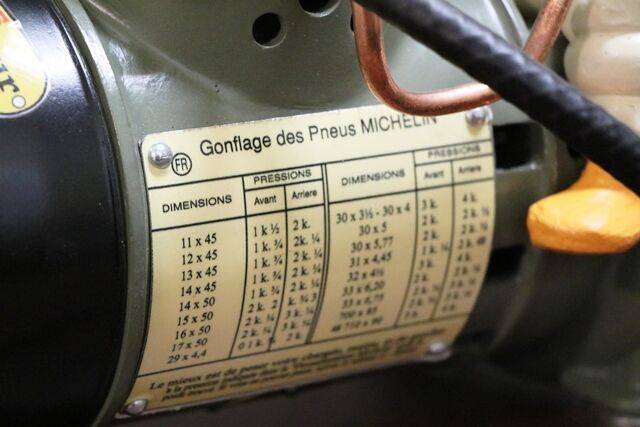 Stunning Vintage Michelin Portable Bomb Compressor 