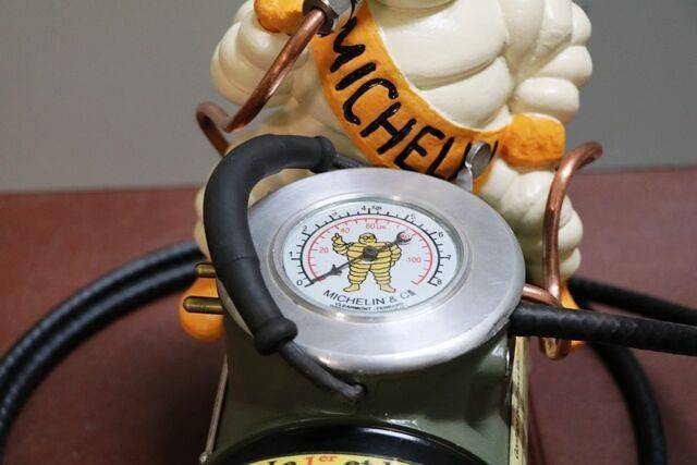 Stunning Vintage Michelin Portable Bomb Compressor 
