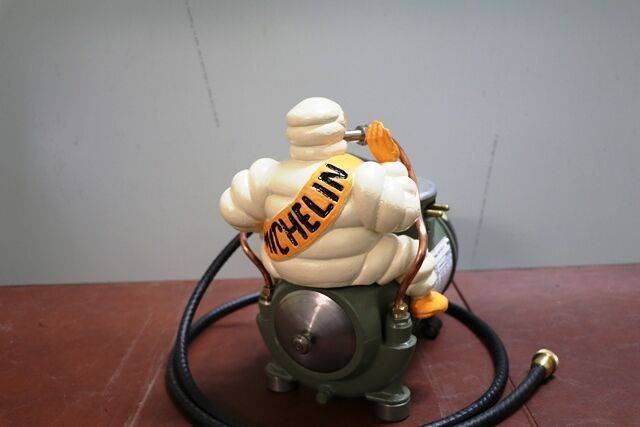 Stunning Vintage Michelin Portable Bomb Compressor 