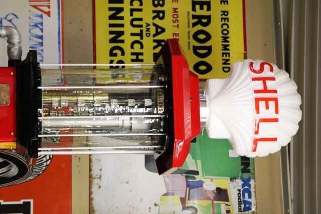 Stunning and Rare Vintage EUDO Manual Petrol Pump 