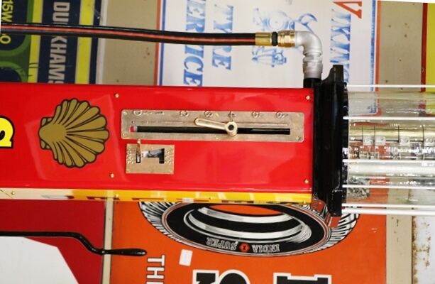 Stunning and Rare Vintage EUDO Manual Petrol Pump 