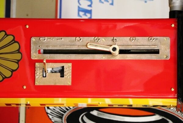 Stunning and Rare Vintage EUDO Manual Petrol Pump 