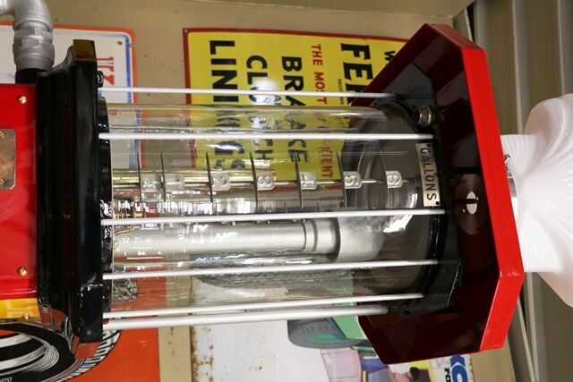 Stunning and Rare Vintage EUDO Manual Petrol Pump 