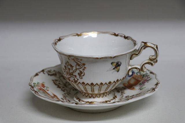 Superb 19th Century Copeland + Garrett Cabinet Cup+Saucer C183347 