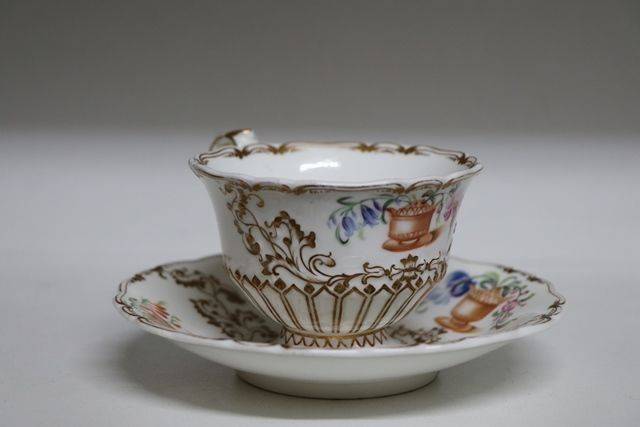 Superb 19th Century Copeland + Garrett Cabinet Cup+Saucer C183347 