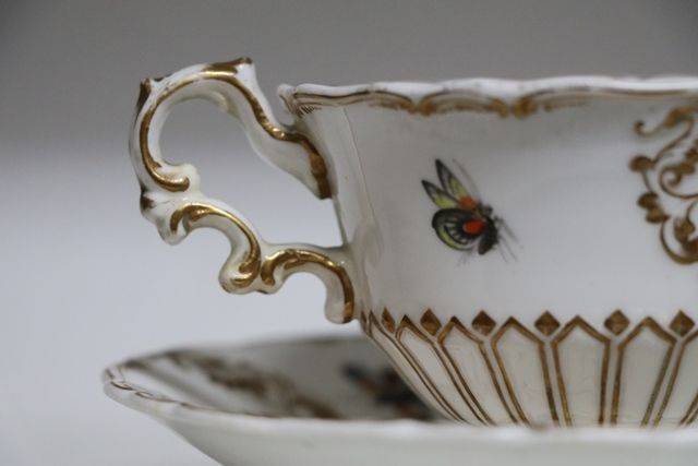 Superb 19th Century Copeland + Garrett Cabinet Cup+Saucer C183347 