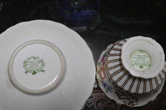 Superb 19th Century Copeland + Garrett Cabinet Cup+Saucer C183347 
