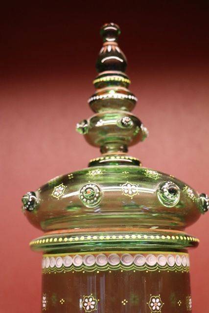 Superb 19th Century German Hand Decorated Vase  