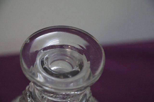 Superb Quality Late George III 3 Ring Cut Glass Decanters 