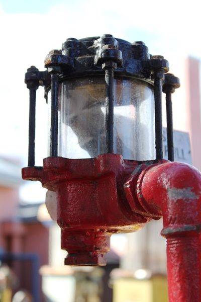 Unrestored Gilbert + Barker T8  Petrol Pump