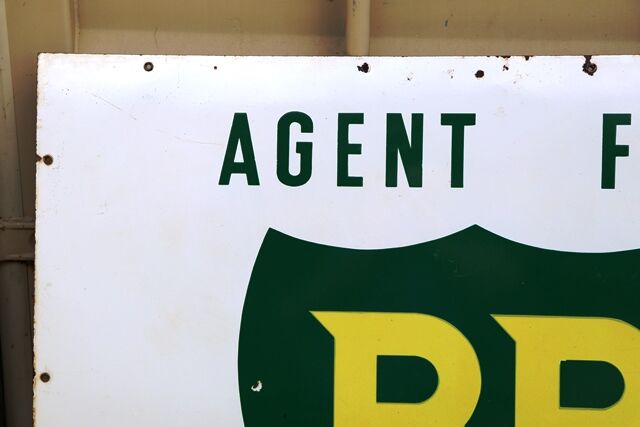 Vintage Agent for BP Petroleum Products Enamel Sign 