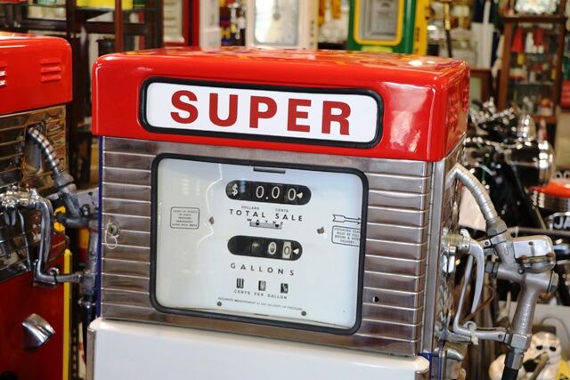 Vintage Ampol Wayne 605 Petrol Pump Older Restoration