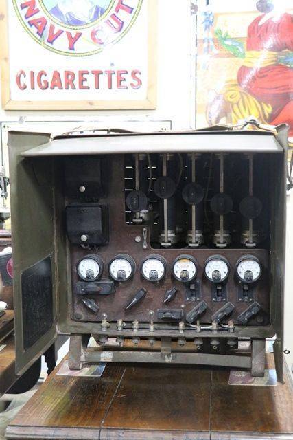 Vintage Army Switchboard Charging 