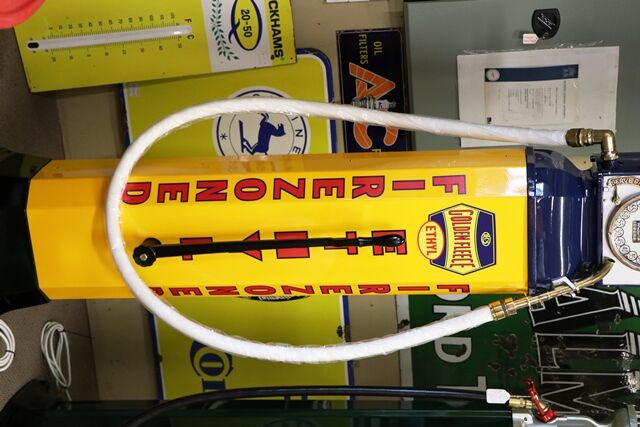 Vintage GEX Aster Manual Petrol Pump 