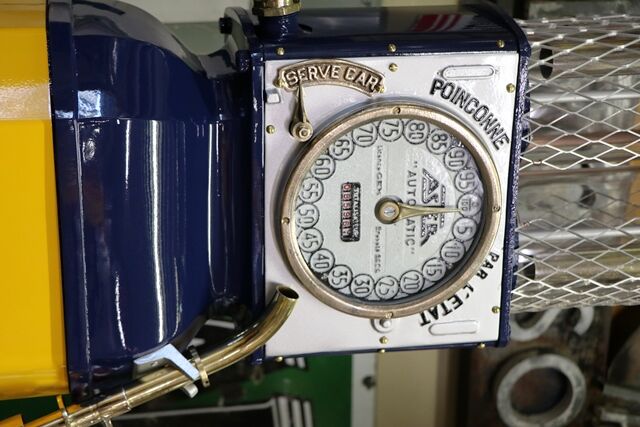 Vintage GEX Aster Manual Petrol Pump 