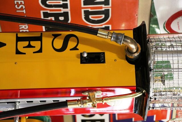 Vintage Gilbert and Barker Manual Petrol Pump in Shell Livery 