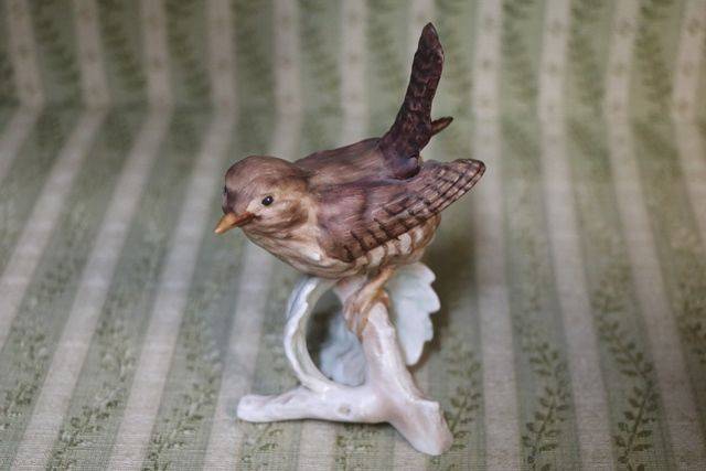 Vintage Goebel Brown Bird Figurines W Germany 