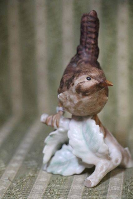 Vintage Goebel Brown Bird Figurines W Germany 