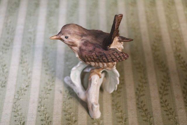 Vintage Goebel Brown Bird Figurines W Germany 