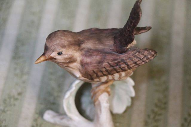 Vintage Goebel Brown Bird Figurines W Germany 