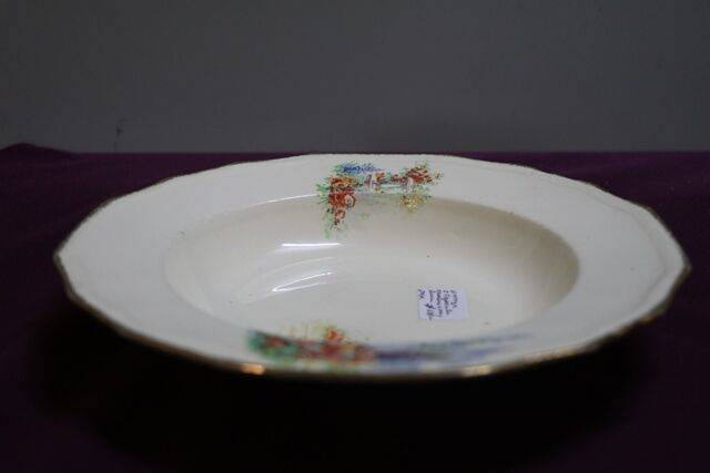 Vintage J Fryer + Son Crinoline Lady Bowl 