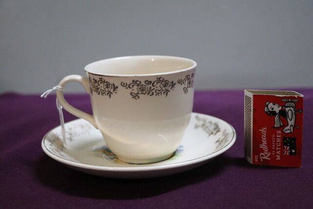 Vintage Maddock China Crinoline Lady Trio 