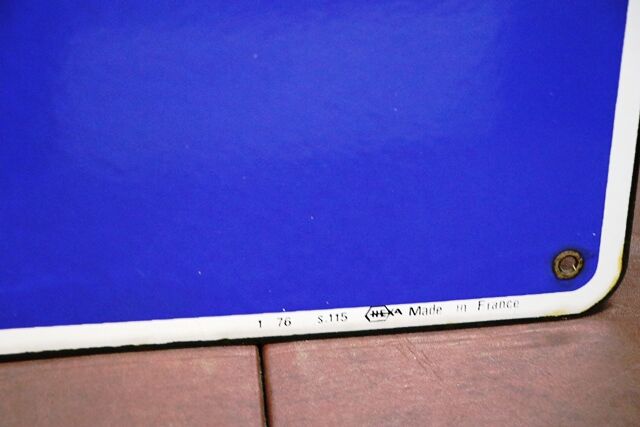 Vintage Michelin Bibendum Pictorial Enamel Sign  