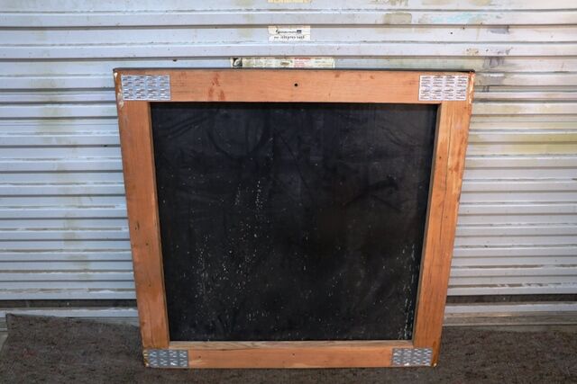 Vintage Michelin Square Edge Enamel Advertising Sign 