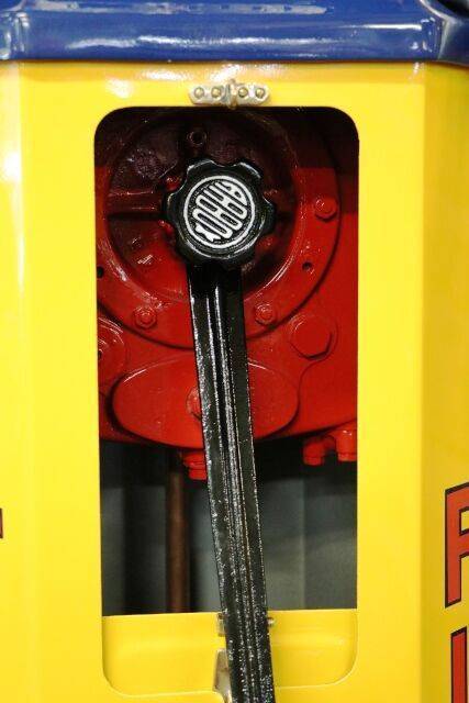 Vintage SATAM Birdcage Manual Petrol Pump