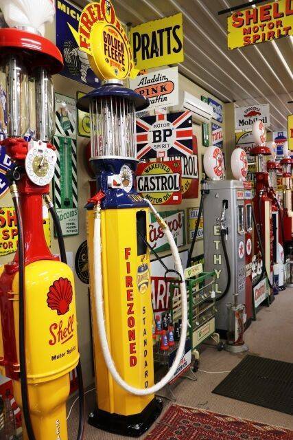 Vintage SATAM Birdcage Manual Petrol Pump