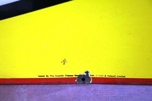 Vintage Willand39s Gold Flake Cigarettes Enamel Adv Sign 