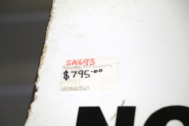 Vintage and Rare AeroShell and BP Air Enamel No Smoking Sign 