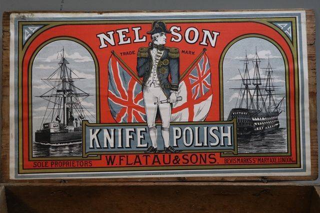 WFlatau and Sons Nelson Knife Polish Wooden Box 