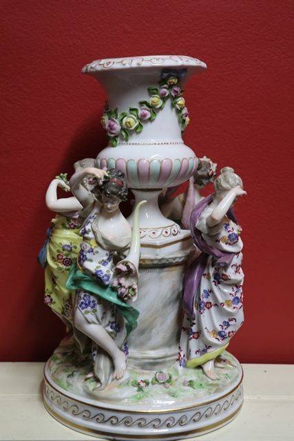 Wonderful 19th Century Ludwigsburg Group  The Four Seasons 
